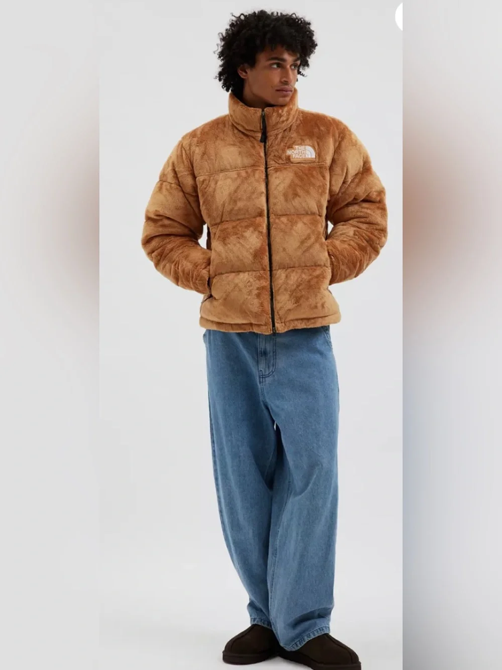 The North Face Versa Velour Nuptse Teddy Bear Jacket Medium NWOT